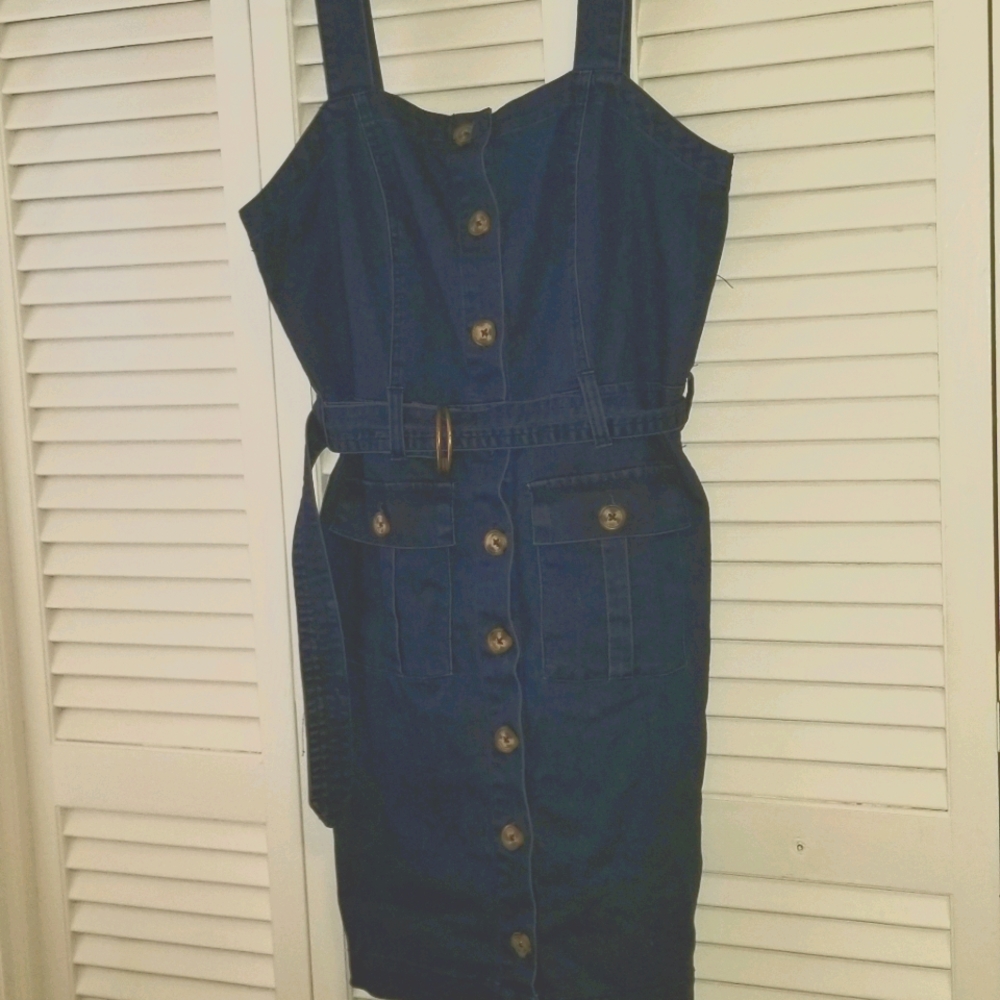 Denim dress